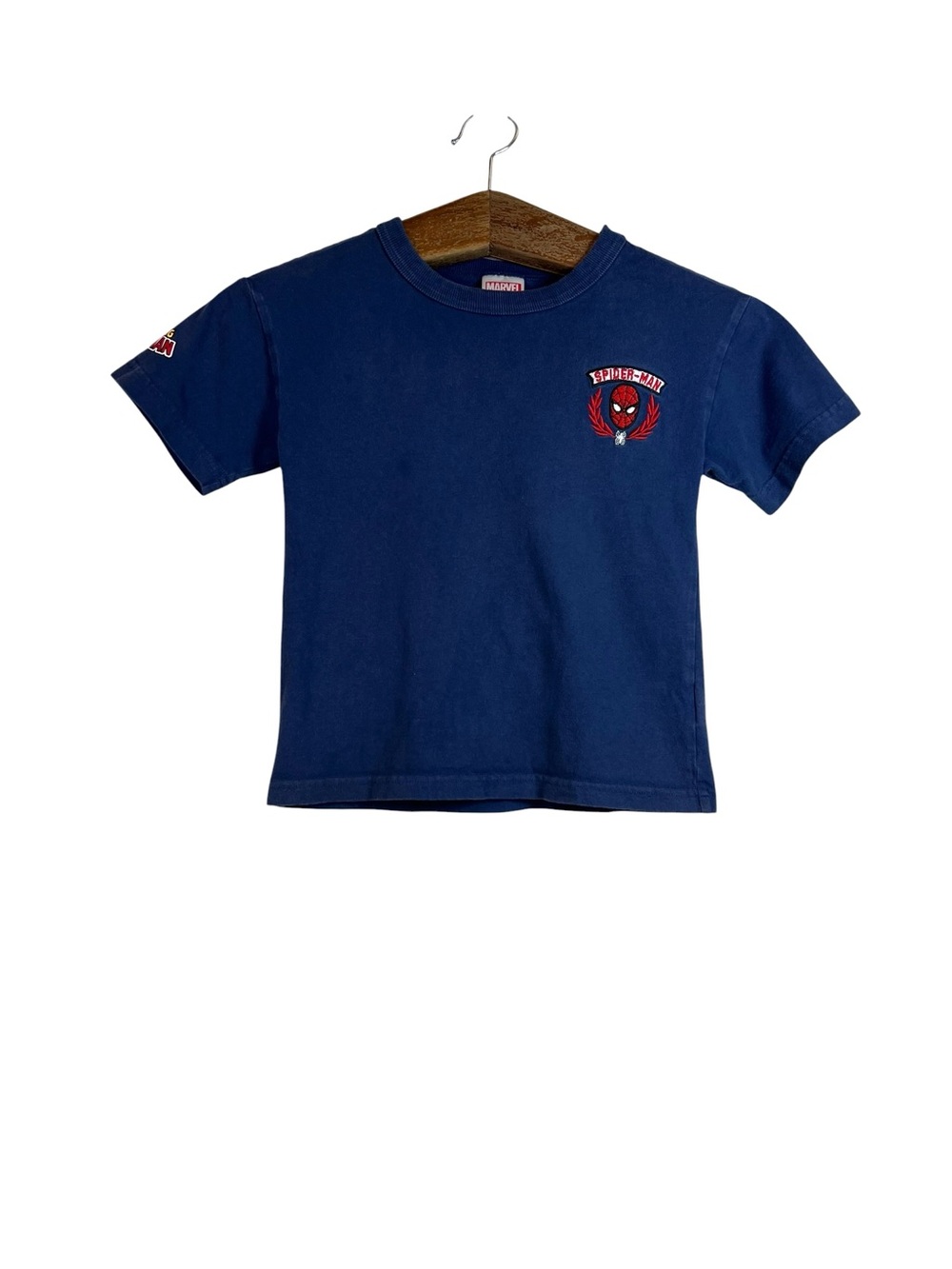 Cotton On Kids Boys Spider-Man Blue Red T-Shirt Size 6 Cartoon Cotton